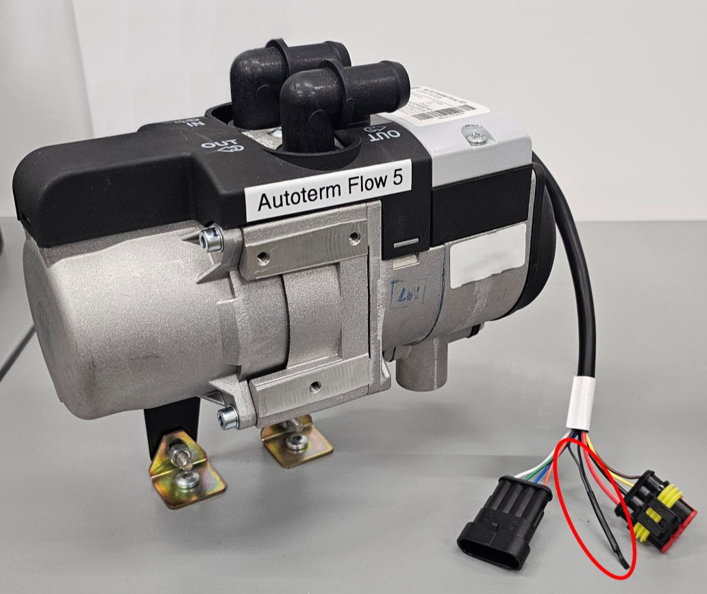 Anschlüsse für Fernbedienung Autoterm Flow 5D/B