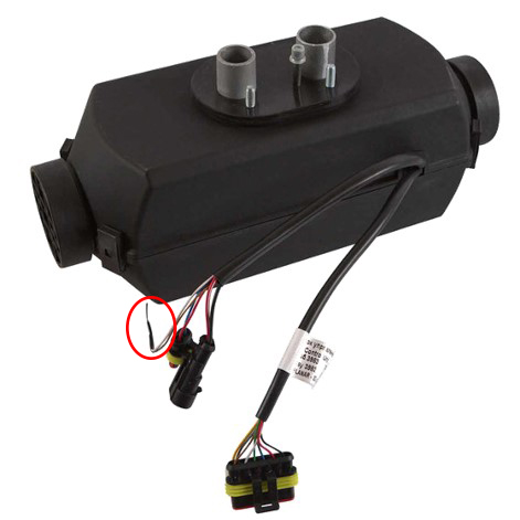Anschlüsse für Fernbedienung Autoterm Air 2D